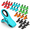 30 Pack-mr-1, variant on 30 Pack-mr-2 Multicolor Magnetic Food Bag Clips For Home Office Organization