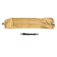 thumbnail image 2 of Almohada de viaje para el cuello, funda de almohada rellenable para avión, sin relleno, bolsa de almacenamiento para reposacabezas de viaje, Caqui, 2 of 10