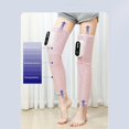 thumbnail image 5 of Relaxing Knee And Leg Massage Wrap Adjustable Heated Massager Pad Electric Knee Warmer For Home Or Office Use Pink, 5 of 5