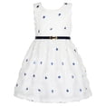 thumbnail image 1 of Girls Dress Lace Jeweled Belt Sash Flowers Sequin Shiny Glitter 6, 1 of 4