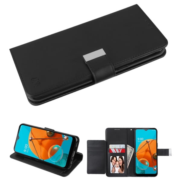 LG K51, LG Reflect Wallet Phone Case Luxury PU Leather ...