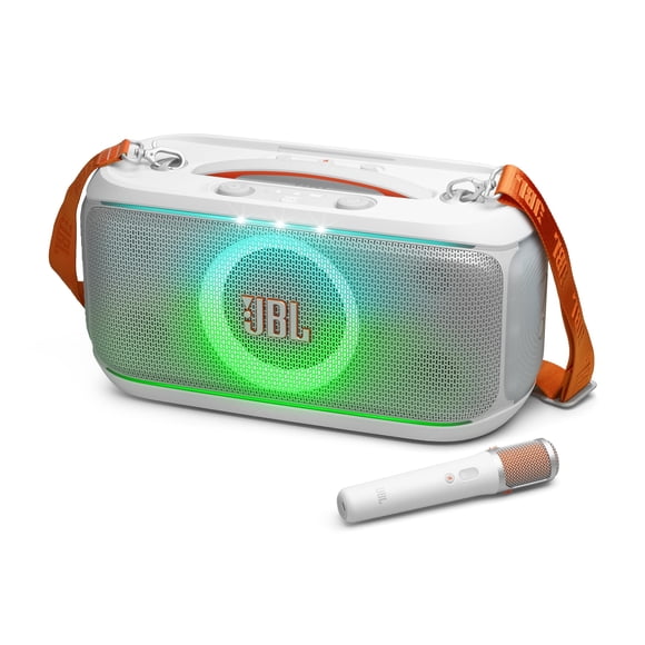 Parlante portátil JBL PartyBox On-The-Go 2 con micrófono inalámbrico