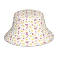 thumbnail image 3 of Daiia Tropical Fruit Pattern Bucket Hat - Trendy Cotton Sun Hat for Beach, Golf, Fishing - Fun Outdoor Vacation Boonie for Men and Women, 3 of 9