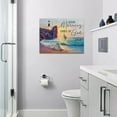 thumbnail image 4 of Beach Lighthouse Wall Art Coastal Sunset Sea Turtle Pictures Wall Decor Ocean Nautical Seascape Canvas Prints Paintings Modern Artwork Home Decorations for Bathroom Living Room Bedroom Office 16"x12", 4 of 5