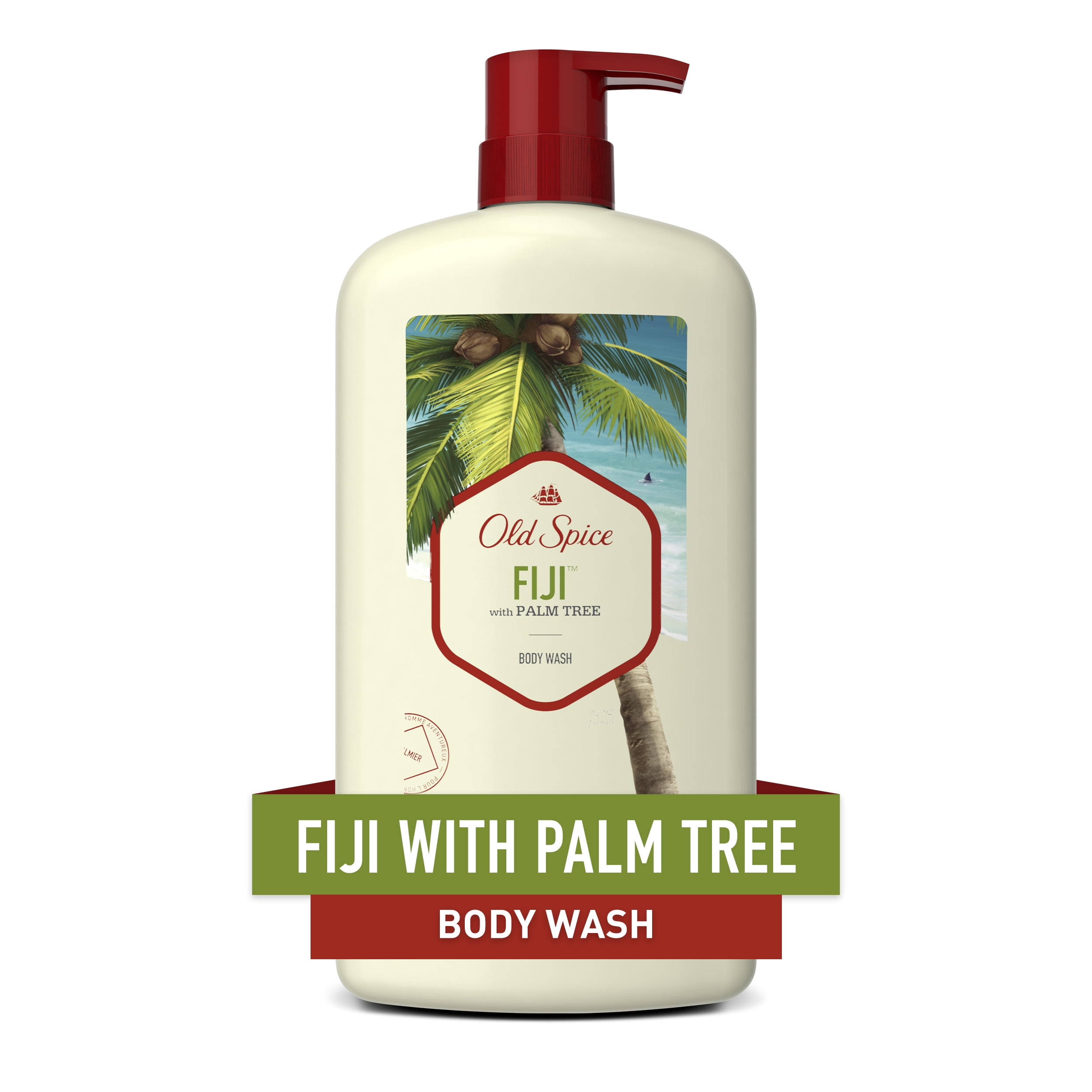 Old Spice Body Wash for Men Fiji with Palm Tree Scent, 25 fl. Oz