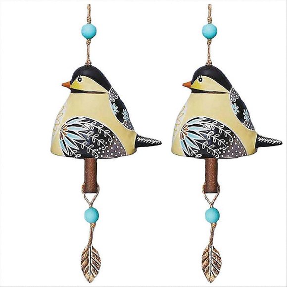 Titmouse Birdsong bell hanging, resin handicraft wind chime