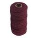 thumbnail image 1 of Cuerda de algodón hecha a mano, 3 mm de diámetro, cuerda de manualidades tejida de un solo color, 100 m, rojo vino 1 Rollo kenally HA5320-07B, 1 of 6