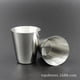 thumbnail image 5 of Juego de vasos de chupito de acero inoxidable 30ml | Copas de vino portátiles para exteriores 4 Pack | Construcción Duradera y Gruesa | Funda de cuero negro | Camping, Viajes, Fiestas | Bebida fría, 5 of 8