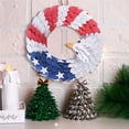 thumbnail image 4 of Eagle Wreaths Rustic American Flag Front Door Wreath Outdoor Indoor 4th July Hanging Ornament Wall Decor, 4 of 8