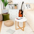 thumbnail image 3 of Costway Table Ronde Table de Chevet Table d'Appoint Café avec Jambe en Bambou Montage Facile, 3 of 10
