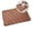 Coffee, variant on Yoloke Dog Bed Mat Flat Crate Mat with Anti-Slip Bottom Machine Washable Pet Kennel Pad for Dog Sleeping(Coffee)