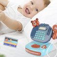 thumbnail image 4 of DPTALR Children's Simulation Supermarket Cash Toy Baby Puzzle Multifunctional Cash, 4 of 7