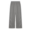 thumbnail image 6 of DeHolifer Girls Pants Elastic Waisted Solid Color Wide Leg Casual Loose Comfy Sweat Pants Long Trousers,7 Years, 6 of 7