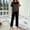01-Style, variant on Womens Satin Silky Pajama Set Short Sleeve Shirt with Long Pajama Pant Set Soft PJ Loungewear