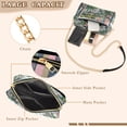 thumbnail image 3 of FORMRS Women Crossbody Purse with Chain Strap Vegan Leather Shoulder Handbag, Window Plants, 3 of 7