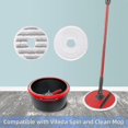 thumbnail image 3 of 3pcs Mop Refill For Vileda Spin And Clean Mop,spin Mop Head Replacement, Washable Reusable Microfiber Mop Head, 3 of 4
