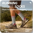 thumbnail image 5 of Warm Thermal Wool Socks (3 Pairs) for Men Women, Soft Comfortable Winter Crew Socks, Cold Weather Hiking & Everyday Socks, 5 of 6