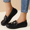 thumbnail image 5 of Willtoo Womens Wide Toe Loafers Slip On Comfort Platform Walking Shoes Casual Non Slip Flat Loafers for Daily Work Wear, 5 of 6