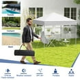 thumbnail image 4 of Kadyn Canopy Party Tent, Party Tent Canopy, 6.6 x 6.6 Feet Outdoor Pop-up Canopy Tent with UPF 50+ Sun Protection-White, 4 of 8