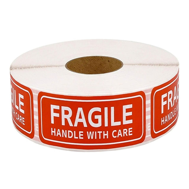 S SERENABLE Loviver Practical Fragile Warning Stickers Shipping Packing Handy Warning Sign 1