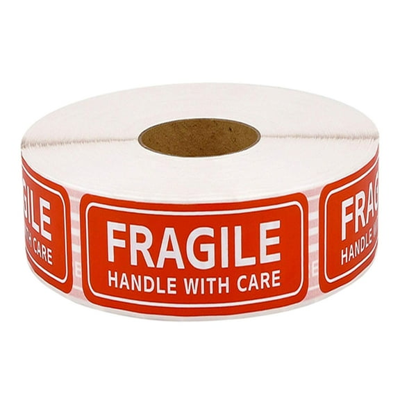 Fragile Warning Stickers Shipping Labels Adhesive Decals Strong Self-adhesive for Packing and Moving Boxes