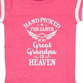 thumbnail image 4 of Inktastic Handpicked for Earth by My Great Grandpa in Heaven Boys or Girls Baby Bodysuit, 4 of 5