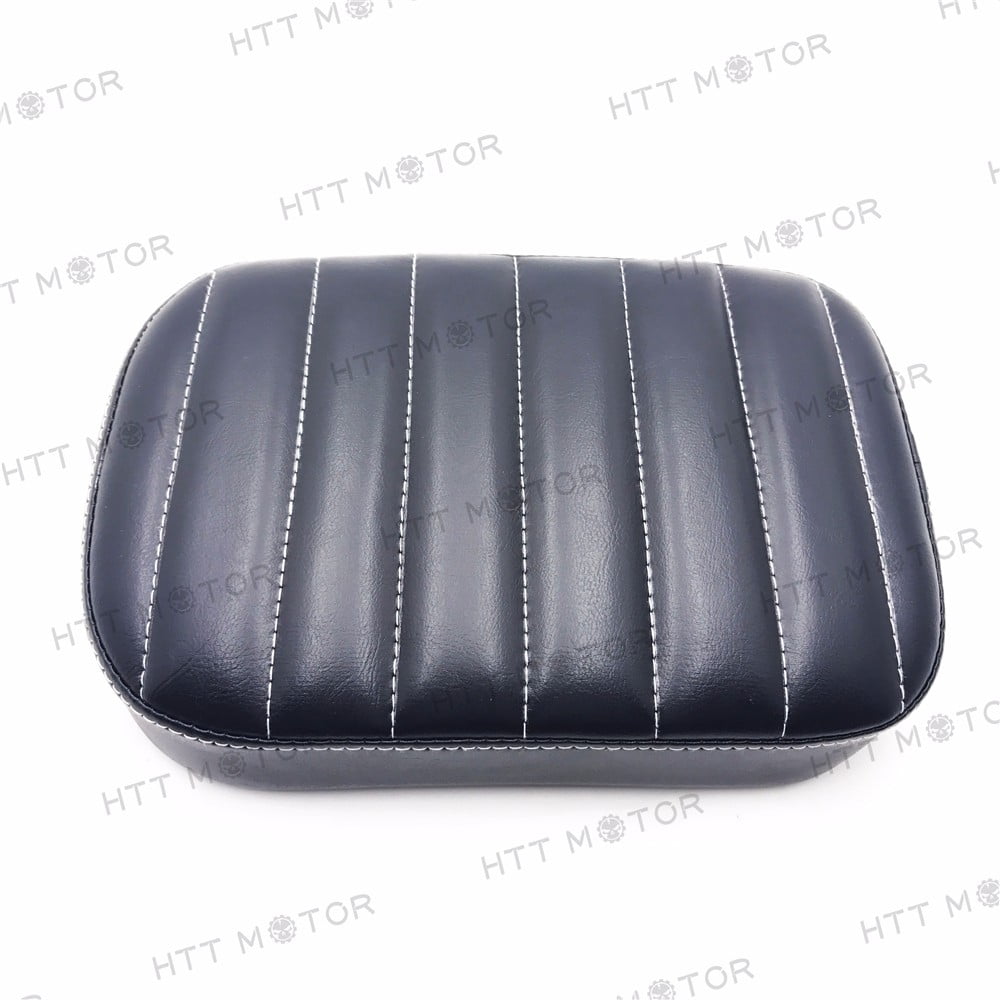 HIYOYO Motorcycle Black Wide Solo Driver Seat Soft Front Cushion Pillion Pad For Harley Sportster 883 1200 Forty Eight 1983-2003 