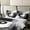Black White Gray, variant on Erosebridal Oriental Yin and Yang 100% Cotton Comforter Cover Queen, Japanese Style Bedding Queen Size, Black White Bedroom Decor Breathable 3 Pieces (No Comforter)