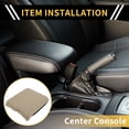 thumbnail image 2 of Unique Bargains Center Console Cover for Ford F-150 2015-2020 Microfiber Leather With Beige, 2 of 6