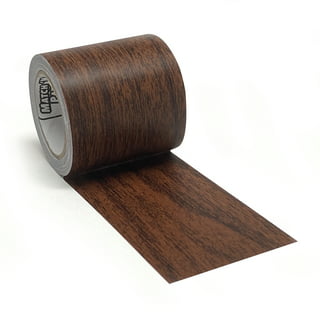 Wood Grain Repair Tape 2.2X15', Self Adhesive Realistic Patch, Dark Brown  Oak