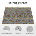 thumbnail image 3 of Yiaed Modern Excavator Print Highly Absorbent Microfiber Kitchen Counter Mat, Dish Drying Pad for Dishes, Utensils, Pots and Pans, Large 18" x 24", 3 of 7