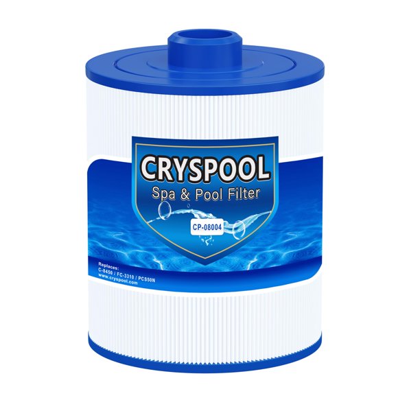Cryspool® 08004 Filter Compatible with C-8450, FC-3310, PCS50N, 100593, 3301-2261, Maax Spas, 50 Sq. Ft Spa Filter Cartridge, 1 Pack