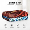 thumbnail image 4 of Demon Slayer Anti-Pilling Flannel 32"X48" Super Soft Plush Air Condition Quilt Fluffy Warm Cozy Decorative Blankets, 4 of 7