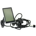 thumbnail image 1 of LEFU for M5 LCD Display Screen 5-Pin Electric Bike Speedometer with Control Panel for E-Bike Scooter - 2M Cable, Battery Level, Speed, Assistant Level, ODO, Trip, Light & Riding Time Display, 1 of 10