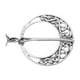 thumbnail image 1 of Broche vintage para capa, 1 paquete de broche penannular para capa, pin para bufanda, pin para chal, broche para cárdigan (plata brillante), 1 of 7