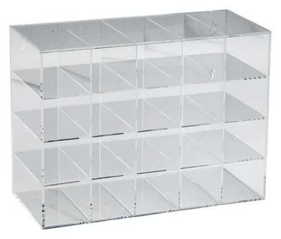 BRADY GH20N Safety Glasses Holder,113/4in.H,Acrylic