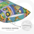 thumbnail image 5 of EasygdpConstruction Machinery Polyester Fiber Double-Sided Pillowcase,Super Soft,Comfortable And Luxurious Pillowcase,Not Easy To Break Or Deform- 14"X20", 5 of 9