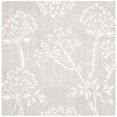 thumbnail image 1 of Safavieh Bella Collection BEL131B Handmade Grey and Ivory Premium Wool Square Area Rug (5' Square), 1 of 2