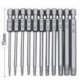 thumbnail image 3 of OULII Ensemble de 11 Pcs de Forets à Percussion avec Forme Hexagonale Gris, 3 of 4