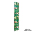 thumbnail image 3 of Fmbmuo Green Christmas Wrapping Paper Heavyweight Santa Claus 1 Rolls Gift Wrapping, Farmhouse 500x50 CM Wrapping Paper for Christmas Eve Box, 3 of 5