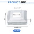 thumbnail image 2 of 20Pack Post Base Cover, 4.25x4.25 Metal Integral Style Post Skirt Porch Column Wrap(1.75x1.75), 2 of 6
