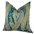 thumbnail image 1 of Plutus Fun Paisley Handmade Throw Pillow, (Double sided 26" x 26"), 1 of 4