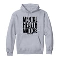 thumbnail image 4 of Mental Health Matters Hoodie for Men Women Mental Health Graphic Hooded Sweatshirt with Pockets Pullover Top, 4 of 4