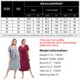 thumbnail image 4 of FEREMO 2 Pack Plus Size Nightgowns for Women Short Sleeve Printed Sleepwear Long Comfy Sleep Gown, 4 of 4