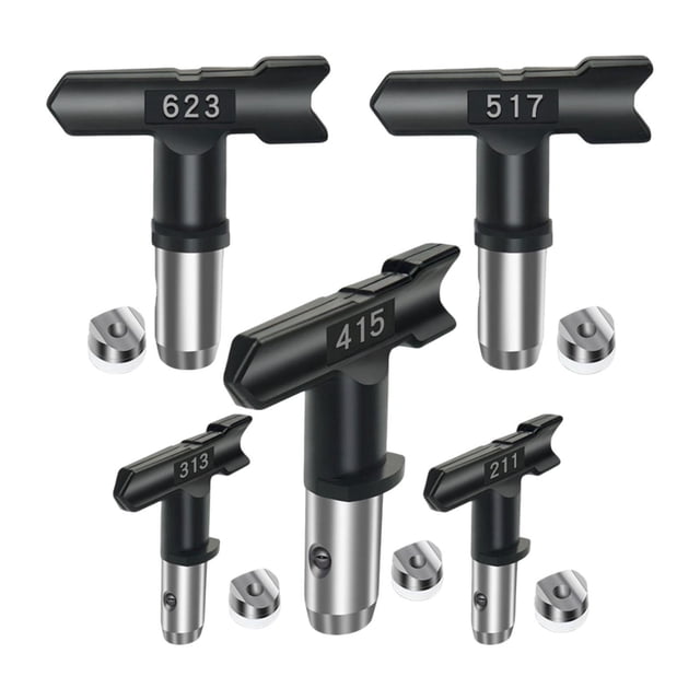 Puntas de boquilla de pulverizador de pintura , punta de pulverización Reversible, fácil instalación, máquina de pulverización profesional, accesorios para 5 uds.