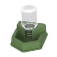 thumbnail image 3 of Comedero para reptiles, resistente, para mascotas, adorno, fácil limpiar, regalo, dispensador agua portátil para serpientes, geckos y tortugas. Verde, 3 of 8