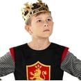 thumbnail image 5 of Morph King Knight Costume Boys Halloween Costume for Boy Black Large, 5 of 6