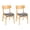 Dark Gray, variant on GZXS 2 Pack Wooden Dining Side Chairs, with Soft Fabric Seat & Curved Back, Minimalist Design, 220lb Weight Capacity, Perfect for Everyday Meals & Extra Seating (Dark Gray)