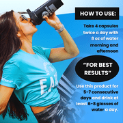 Nutrex Research Lipo 6 Diuretic Water Weight Bloating Relief 80 Water Pills
