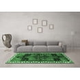 thumbnail image 3 of Ahgly Company Indoor Round Persian Emerald Green Traditional Area Rugs, 6' Round, 3 of 4